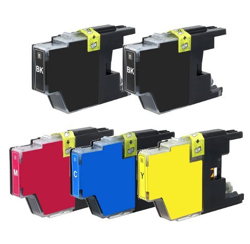 Brother Compatible LC75 (LC-75) Set Of 5 High 