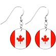 Canada Flag Earrings