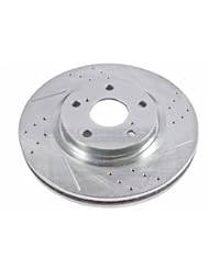 Automotive Parts and Accessories: Power Stop JBR1127XR Power Stop Extreme Performance Drilled And Slotted Brake Rotors - Power Stop