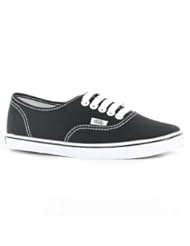 Shoes: Vans Classic Authentic lo Pro Black White Womens Trainers Size 7.5 US