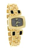 Q&Q Ladies High Quality Water Resistant Fashion Gold Watch Model F161-002Y