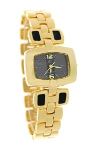 Q&Q Ladies High Quality Water Resistant Fashion Gold Watch Model F161-002Y