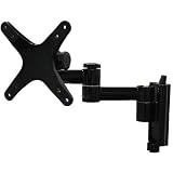 Arrowmounts AM-P16B Cantilever Retractable Wall Mount for Flat Panel TVs up to 30 Inch, Black