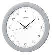 Seiko Wall Clock Silver-Tone Metallic Case #QXA137SLH