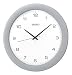 Seiko Wall Clock Silver-Tone Metallic Case