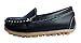 Femizee Toddler Boys Girls Loafers Shoes Casual Moccasin Slip On Dress Wedding Shoes for Kids,Black,1301 CN 27