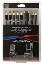 PlayStation 3 Component AV Cable & USB Cable