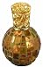 Amber & Gold Square Rio Mosaic Fragrance Lamp by Courtneys