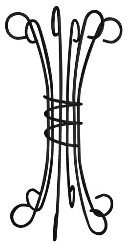 Mommy Genius Drying Rack (black)-Dry or Display Just About Anything (Baby Bibs, Plastic or Reusable Food Storage Bag Dryer, Kitchen Dish Towels, Bathroom Hand Towels, Washcloths, Mug Holder, Sports Water Bottles, Herbs, Mitten Tree, Children's Boots, Lingerie, Holiday Ornaments, Crafts, Jewelry Stand)