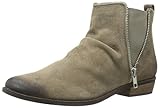 Naughty Monkey Women's Zip Dee Doo Chelsea Boot, Taupe, 8.5 M US