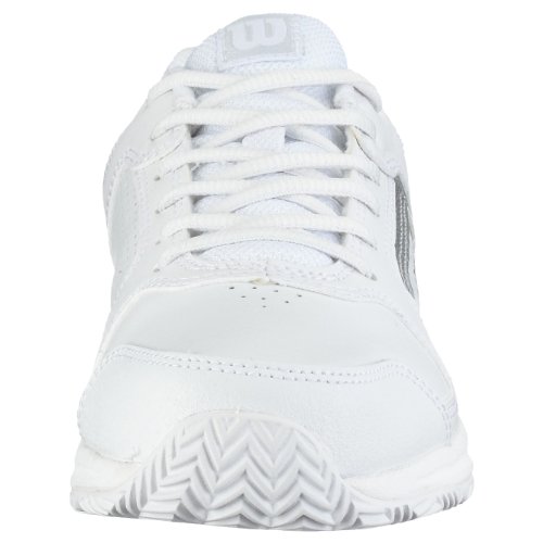 Wilson Pro Staff Fury wrs978500050, Damen Sportschuhe - Tennis, weiss, (weiß/silber), EU 38 1/3, (US 7.0), (UK 5.0)