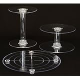 3 Tier Acrylic Wedding Cake Stand
