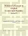 Book Webster's Korean to English Crossword Puzzles: Level 1