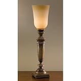 Murray Feiss Broderick 9771SPT Table Torchiere 35 Table Lamp 1 Light 60 watt in Speckled Taupe