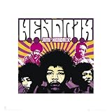 Jimi Hendrix Legend - Modern Print - 40x40cm - Art247 Poster Print