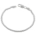 Elegant 925 Sterling Silver Italian Made Spiga Bracelet