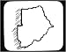 Mouse Pad with geographical, map, 