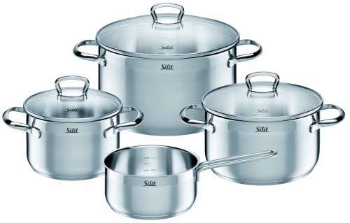Silit 0016.6843.11 Topf-Set Toskana 4-teilig Edelstahl