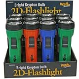 Rugged Camping Flashlight with Handstrap (2D) (1-pc Random Color)