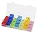 Pill Organizer, Medicine Organizer, Vitamin Organizer (Weekly 3 Compartment )