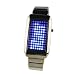 ESS - Neuve - Montre Homme - LED Bleu - Bracelet Acier Noir - Digital - Quartz