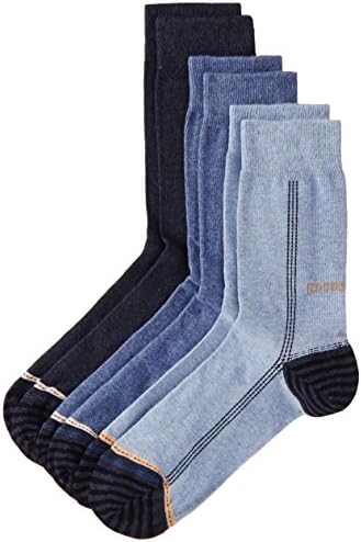 Diesel Men's Under Denim 3-Pack Crew Sock