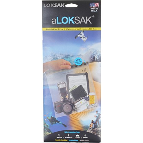 Loksak aLoksak 12 x 12in 2 pack Drybag