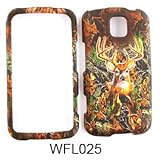 LG Optimus M MS690 Camo/Camouflage Hunter Series, w/ Deer Hard Case/Cover/F ....