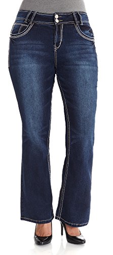 WallFlower Juniors Plus Size Luscious Curvy Bootcut Jeans