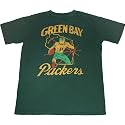 Green Bay Packers Retro Football Player Mens T-Shirt by Junk Food