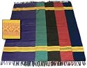 YogaAccessories (TM) Cotton Yoga Diamond Pattern Rug
