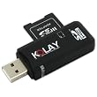 USB SD Card Leseger�t f�r SD/SDHC Cards + Mirco SD Adapter Card (wird von den Betriebssystemen Windows Vista, ME, 2000, XP, Windows 7 und 8 unterst�zt)