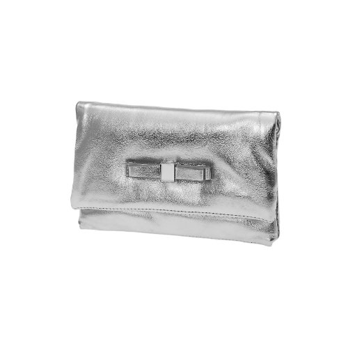ALDO Imoto Women Clutches Silver Onesize Designer Clutch Bag