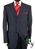 **NEW 2009 Australian WOOL / SILK**The Real Deal**Made in Italy Mens Suit**100% Worsted Wool & Silk**Super 150's**Hand Made Mens Suits**Three Button**Gentleman Suit At Lowest Online Price**Canvas Front**Custom Working Buttonholes**Bargain Suit**DK BLUE