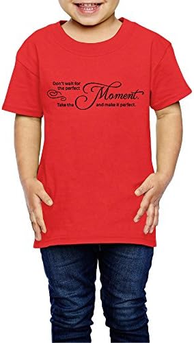 Don't Wait For The Perfect Moment Cotton Short Sleeve T Shirts Chit