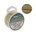 Fools Gold 24 Gauge Round Wire by Beadsmith 20 yards Permanently Colored Non-Tarnish Wire