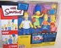 2003 Playmates the Simpsons World of Springfield Interactive Environment the Original Simpsons Now & Then with 5 Exclusive Figures Available Nowhere Else