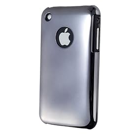 Gogo Mirror Series Snap on iPhone 3G 3GS Case with Screen Protector - PLATINUM
