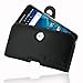 Samsung Galaxy S WiFi5.0 YP-G70 Leather Case - Horizontal Pouch Type (Black) - PDair
