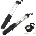 Super Bright 60+9 LED Cordless Work Light - AC/DC Rechargeable - Built-in Flashlight