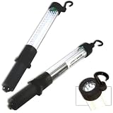 Super Bright 60+9 LED Cordless Work Light - AC/DC Rechargeable - Built-in Flashlight