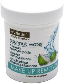 Frutique Coconut Water Make-Up Remover Pads 65'S Oil-Free (2 Pack)