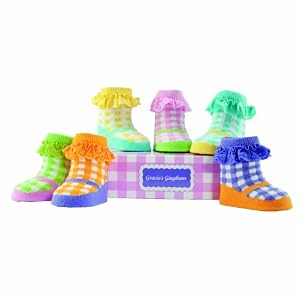 Elegant Baby Girl Gracie's Gingham Socks