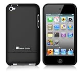 GreatShield iSlide Slim-Fit PolyCarbonate Hard Case for Apple iPod Touch 4th Generation - Black