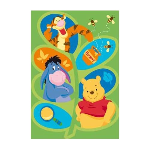 Disney Winnie Pooh Bar Baum Honig Teppich Kinder 115x168cm Wd W 503 N