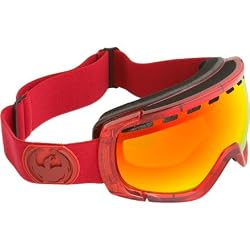 Dragon Alliance Rogue SkullCandy Goggle (Red Ionized, Ruby Red)