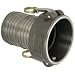 PT Coupling Basic Standard Series Ductile Iron Cam and Groove Hose Fitting, C-Coupler, Coupler x Hose Shank