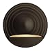 Hinkley Lighting 1549BZ Round Deck Sconce, 7 Watt T5 Wedge Base Light Bulb, Bronze