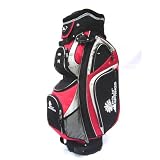 PALM SPRINGS GOLF Red/Silver 14 Way Full Length Divider Cart Bag