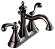 Delta 25925-RB Vessona Venetian Bronze Centerset Bathroom Faucet